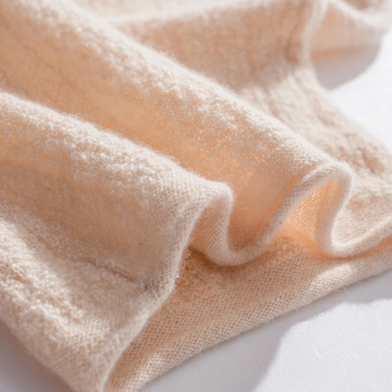 Осенне-зимний Новый кашемировый свитер для женщин с высоким воротником модный