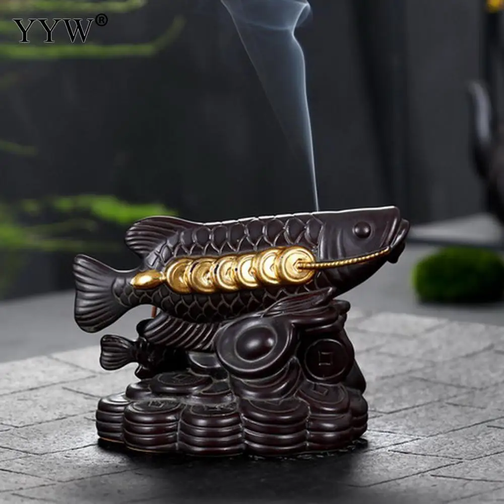 Money Fish ароматическая курильница палочка для благовоний креативный керамический