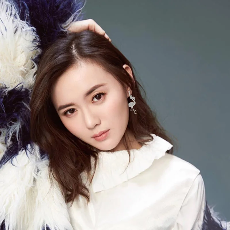 Женские серьги в виде фламинго Red Trees модные ювелирные украшения на день рождения