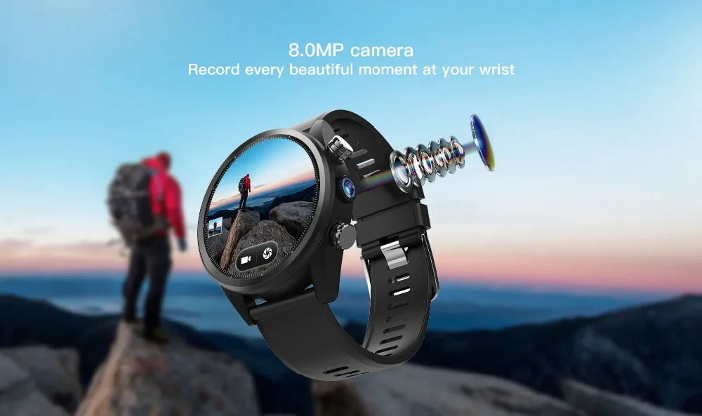 Лучшие 4G Android 7,1 IP67 бизнес Смарт часы с поддержкой gps Nano Sim карты wifi 8MP камера сердечного ритма умные часы для мужчин и женщин