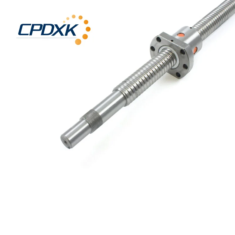 Шариковая гайка с чпу 20 мм SFU2005 L600 650 700 BK15 BF15 для концевой обработки + 1 шт.