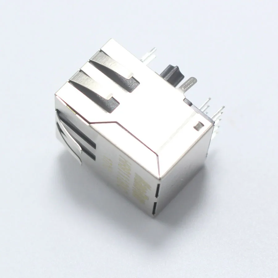 Горизонтальный фильтр HR911130C HY911130C со шрапнелем и светодиодной лампой RJ45 Gigabit Ethernet