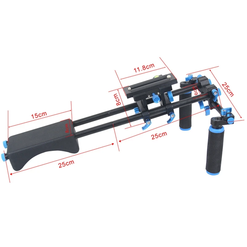 Yelangu D2 Dslr Rig 5D2 5D3 6D 70D D800 крепление для камеры Портативная видео система поддержки