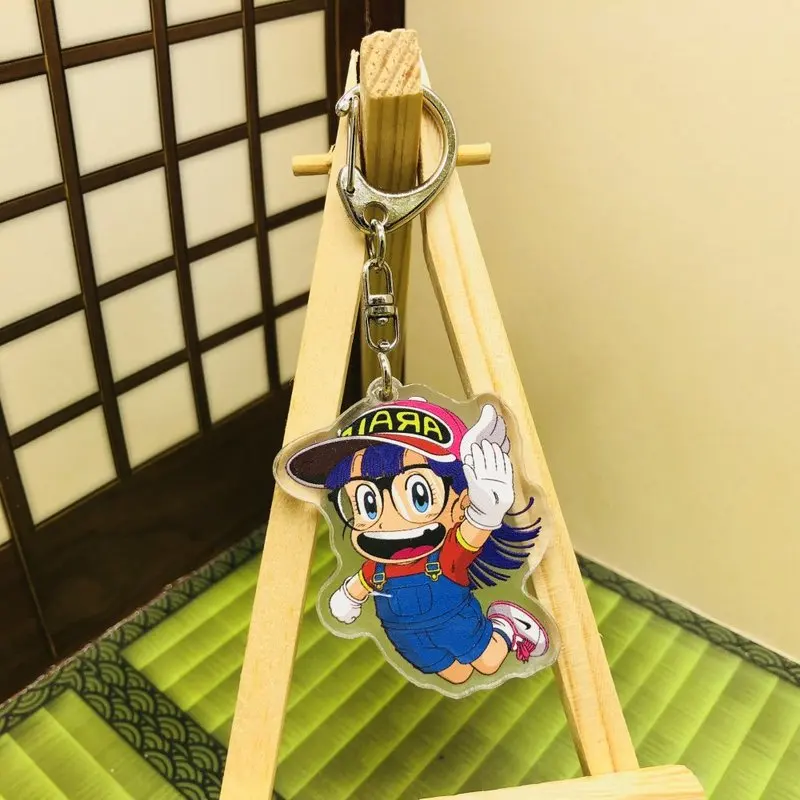 Arale Fashion аниме акриловые брелки мультяшный брелок игрушки-Брелоки Брелок унисекс подарки на день рождения Новинка