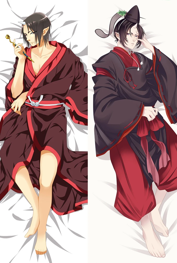 1 Обновленная информация от декабря, японский аниме Hoozuki no Reitetsu cool boy HOZUKI hugging Body pillow Чехол Dakimakura body pillow cover Чехол - Цвет: 1