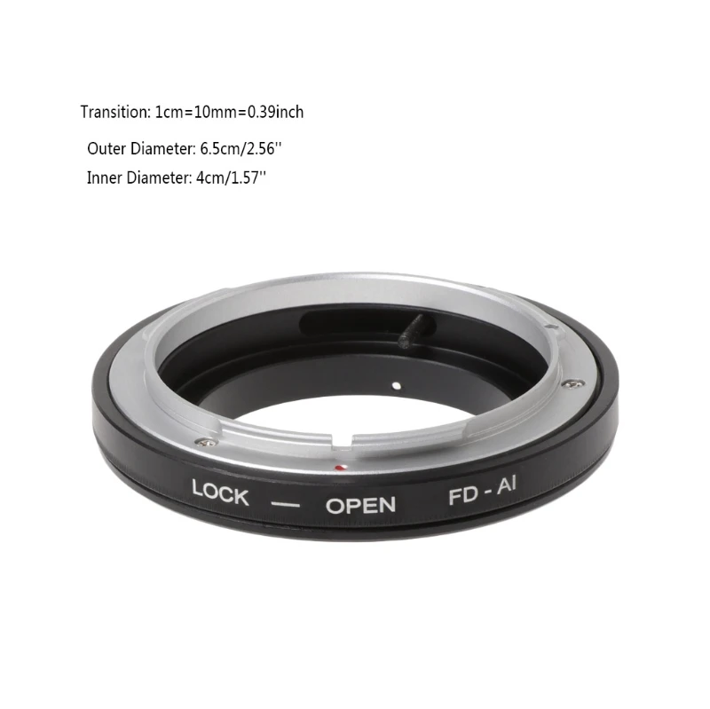 

FD-AI Mount Adapter Ring For Canon FD Lens to Nikon F D7100/ D600/ D3200/ D800