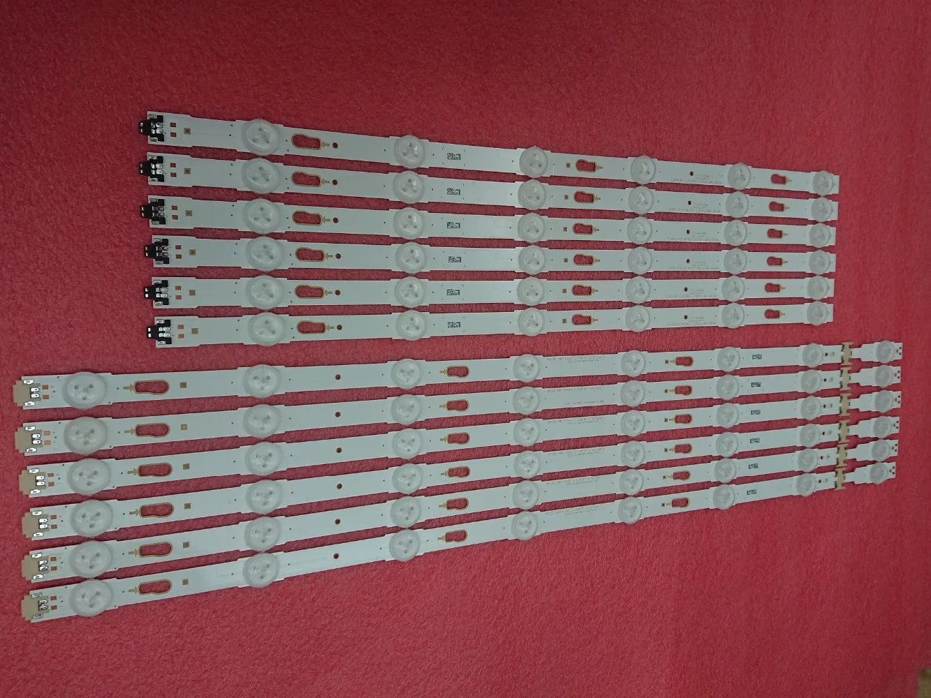 Новый комплект 12 шт. светодиодная лента для ue55ku6100k LM41 00135A 00136A|Светодиодные ленты| |