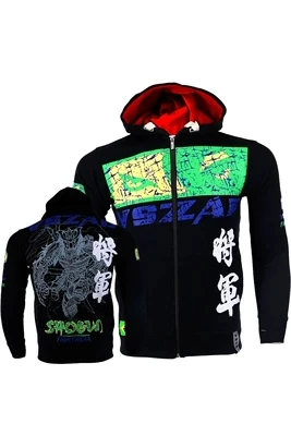 VSZAP зимние боксерские толстовки с длинными рукавами спортивные костюмы MMA одежда дышащий хлопок бой Муай Тай ММА для мужчин дышащая Boxeo T - Цвет: Черный