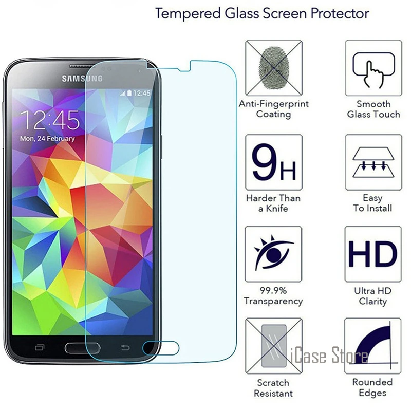 Защитная пленка из закаленного стекла для samsung Galaxy S3 S4 S5 Neo S6 S7 A5 J7 J5 J3 2016 J2 Prime Grand G531
