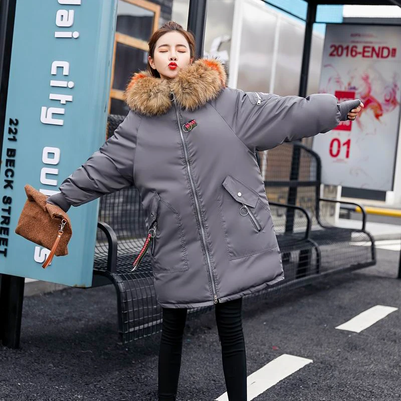 2018 сзади крана цветочной вышивкой толстые куртки пальто плюс Размеры элегантный