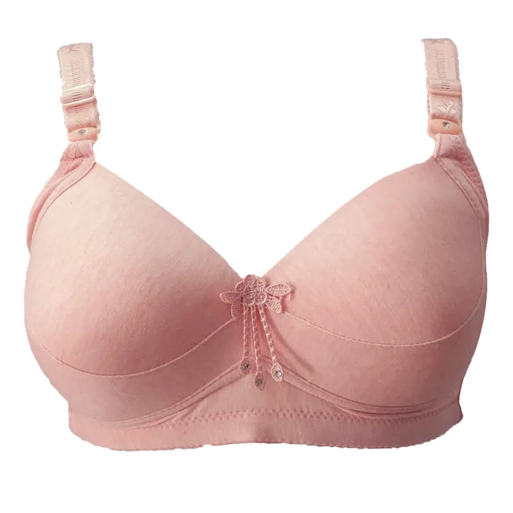 Pink Luckymily Лидер продаж! Сексуальное женское нижнее белье, бюстгальтеры, чашечки 3/4, пуш-ап, хлопковый бюстгальтер, Безшовные бюстгальтеры, женские бюстгальтеры, топы, нижнее белье - Цвет: Pink