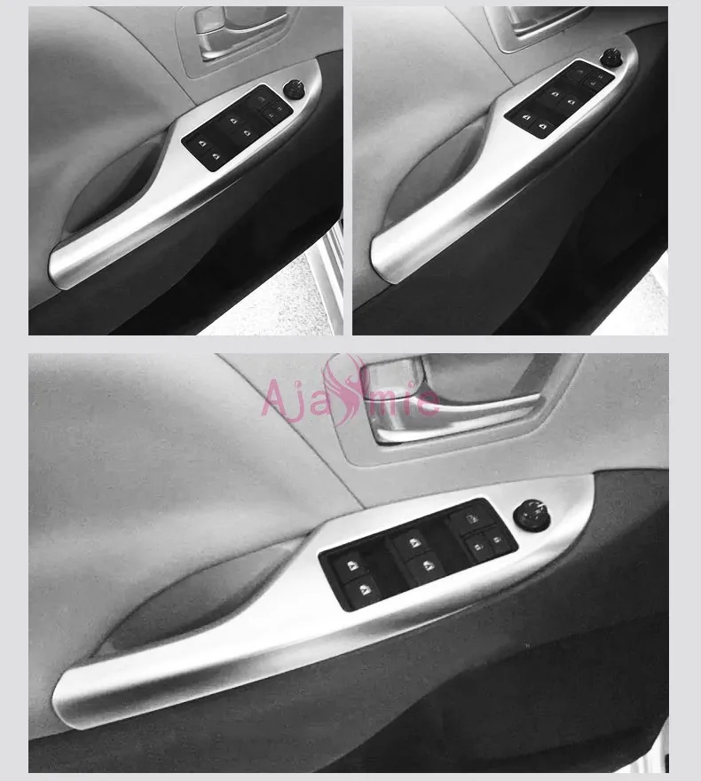 Хромированный автомобильный Стайлинг интерьера окна стекло переключатель