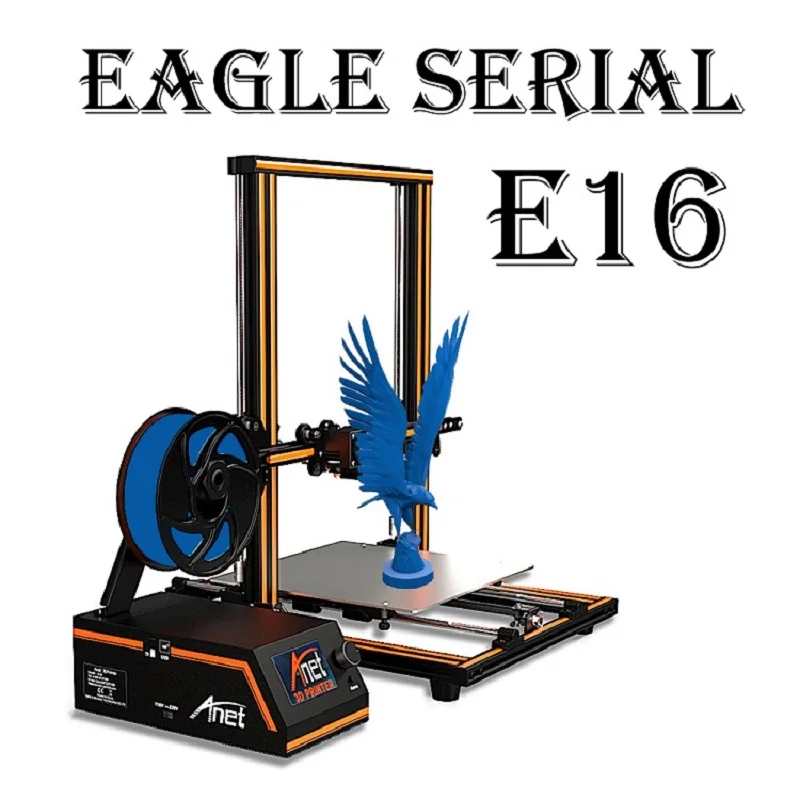 Anet E12 E16 3D принтер предварительной сборки DIY Высокая точность экструдирования