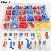 320pc assorted full insulated electrical wire terminals crimp connector spade butt ring fork set 8 10 14 2 8mm 4 8mm 6 3mm