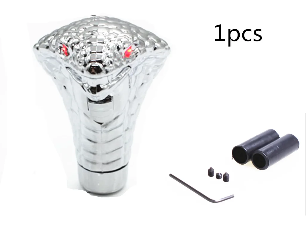 Универсальный Автомобильный Ручной ручка переключения свет с глаз chrome Кобра