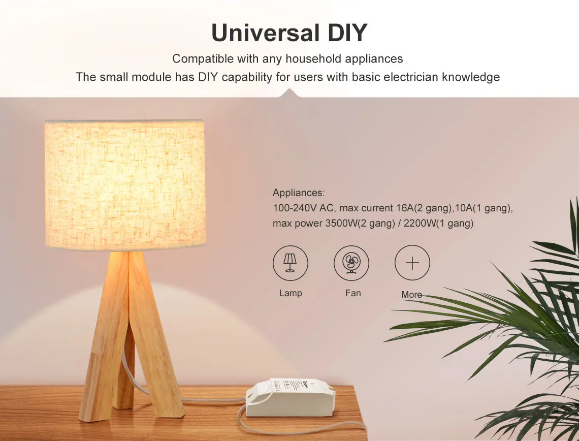Itead Sonoff Dual 2 банда 3 шт./лот Wifi светильник переключатель Sonoff Wifi умный переключатель умный дом Wifi Пульт дистанционного управления работает с Alexa