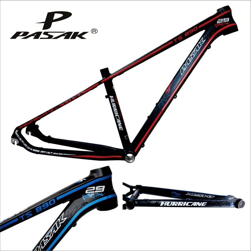 Pasak ts890 29 &quot* 15/17 дюймов 7005 Алюминиевый сплав горный велосипед рама ураган ультра