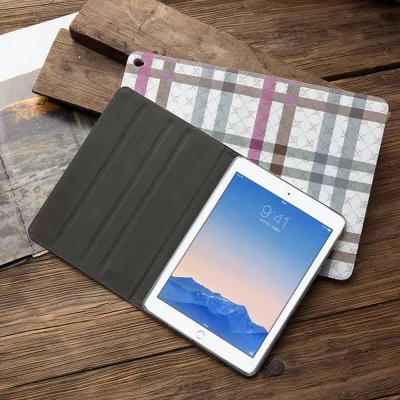 Клетчатый чехол для iPad Mini 3 4 Air 1 2 Pro 9 7 2017/18 10 5 с подставкой и карманом умный