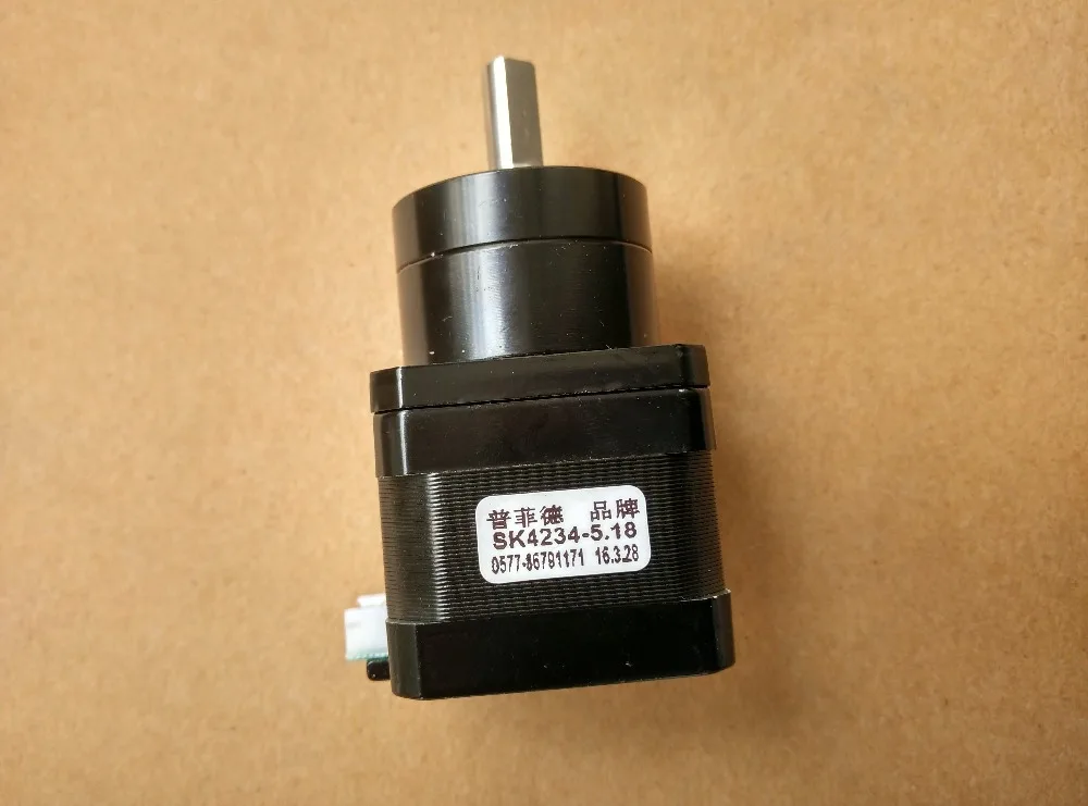 Планетарный редуктор 42 мм редукторный шаговый двигатель соотношение 5 18: 1 Nema17 L 34