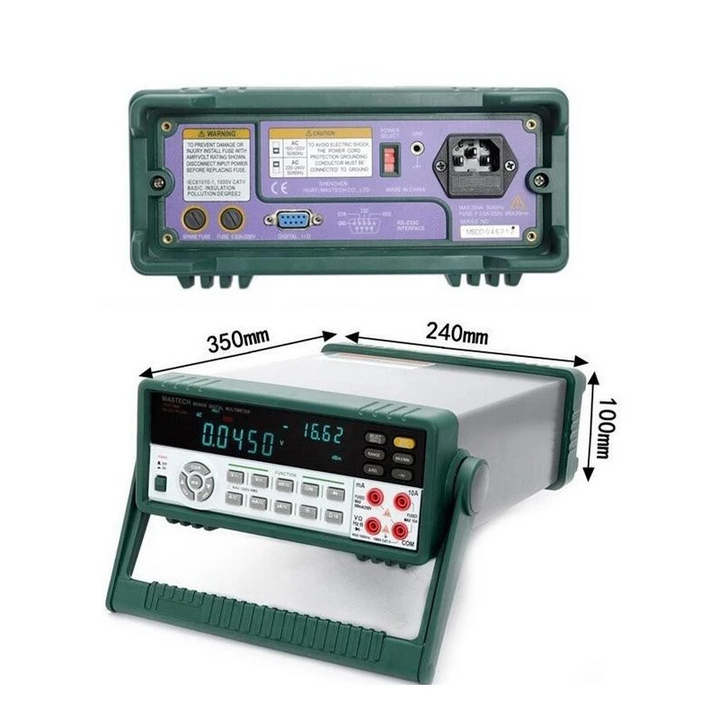 MASTECH MS8050 профессиональный настольный цифровой мультиметр Авто Диапазон