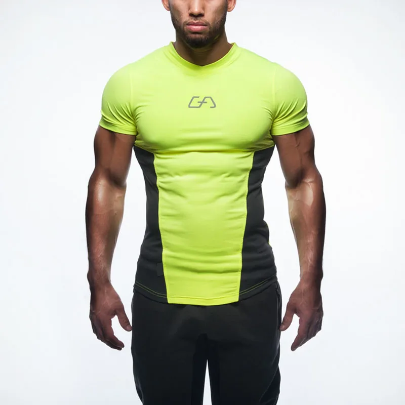 2016 Новый Gymshark майка мужчины с коротким рукавом футболки Мышцы Братья Моды Марка