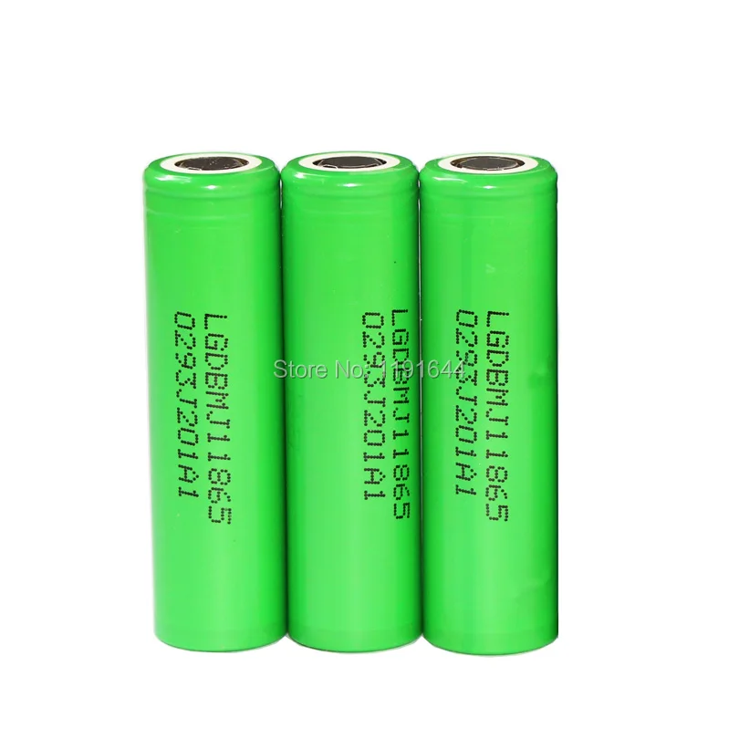 4 шт./лот, 3,6 V INR18650 Mj1 18650 3500mAh 10A разрядная батарея для LG