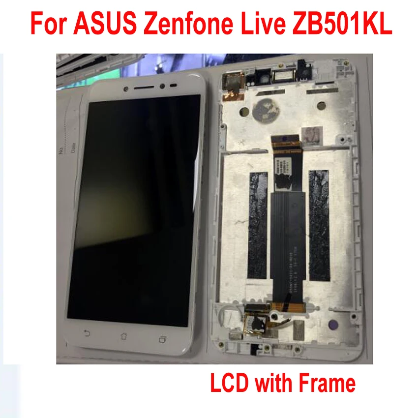 Сменный сенсорный ЖК дисплей с рамкой для Asus ZenFone Live ZB501KL X00FD A007 датчик