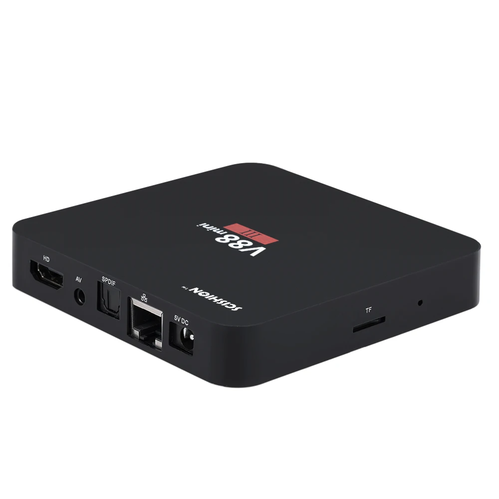 Новейший SCISHION V88 Mini III Android 7 1 RK3328 четырехъядерный ТВ-приставка 2G DDR3 ram 8G rom 2 4 GHz WiFi 64