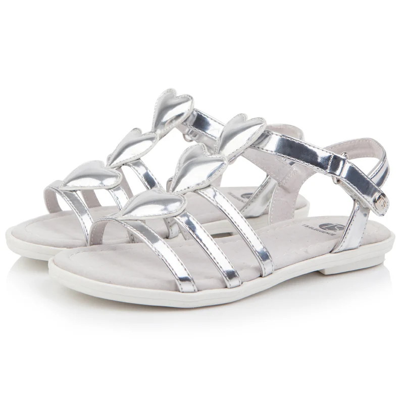T.S.kids shoes size26-35 Sweet Summer children Girls Leather sandals toddler kids butterfly Cute Casual princess Flats Shoes | Детская