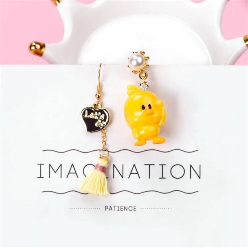 Женская Асимметричная кисточка длинное акриловое Ювелирное Украшение в