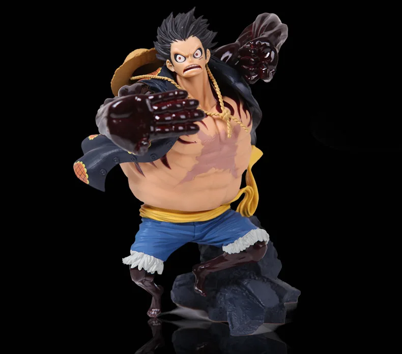 Цельная фигурка Banpresto Luffy хит Коллекционная модель виниловая кукла Луффи