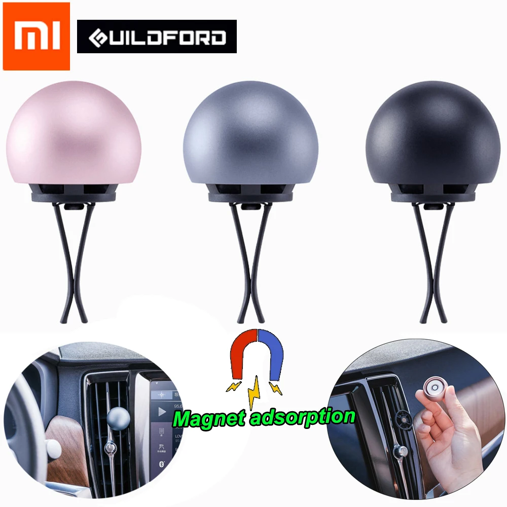 Новое поступление Xiaomi Mijia Guildford автомобильный ароматизатор держатель благовоний лимон/апельсин ароматический шкаф ароматерапия для автомобиля очиститель воздуха