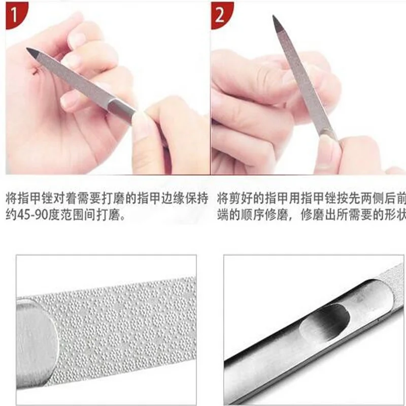 2 варианта Pusher ногтей инструменты Нержавеющая сталь эфирное кутикулы ложка