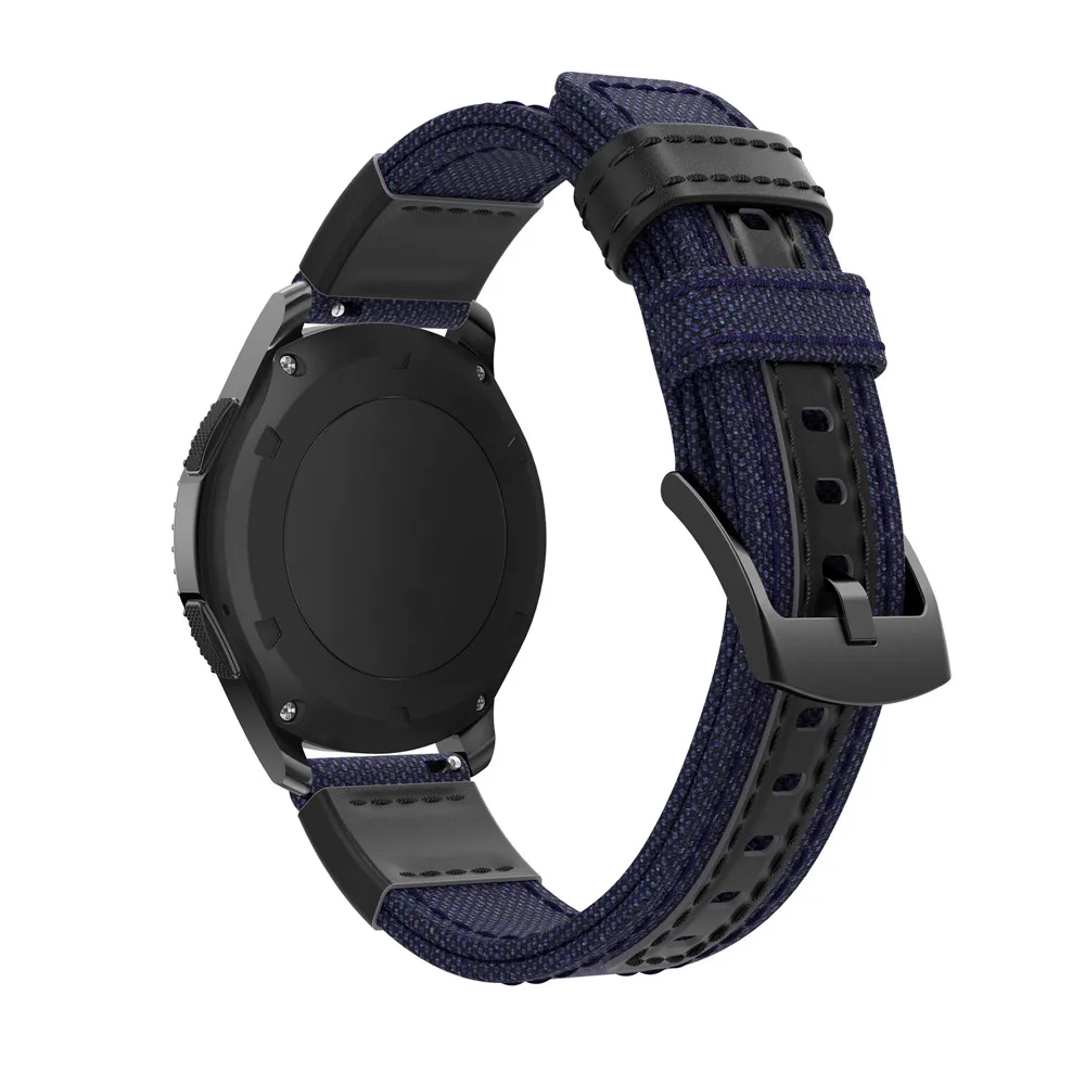 Ремешок из натуральной холщовой кожи для Samsung Gear S3 ремешок часов Frontier Classic galaxy watch