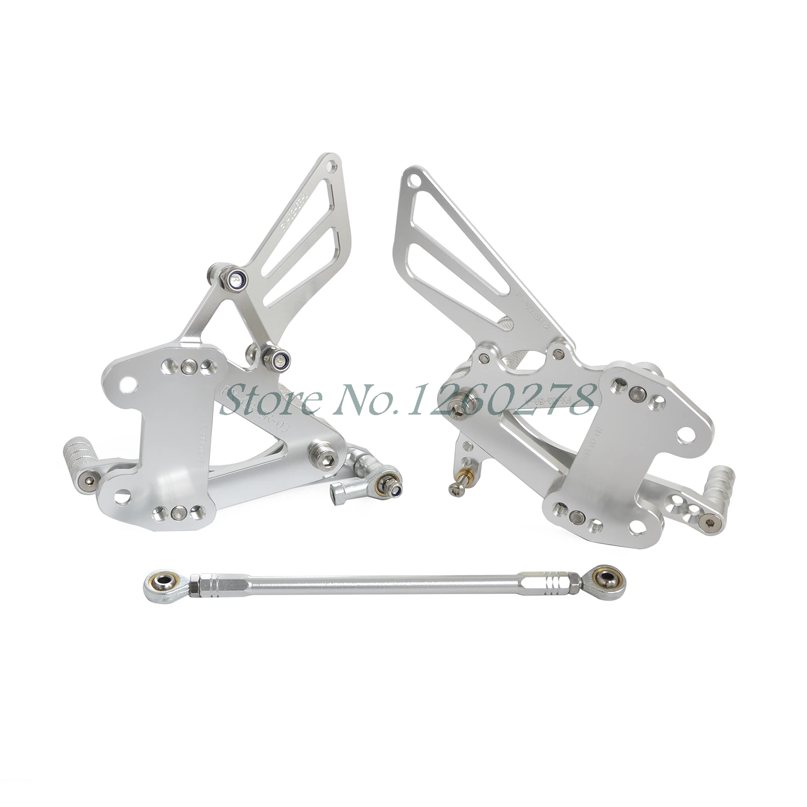 Комплект регулируемых кронштейнов NICECNC для подножки Kawasaki Ninja ZX6 ZX6R 1998-2002 ZX9R 1998-2003