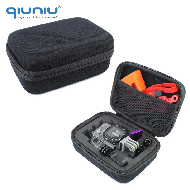 Чехол QIUNIU для GoPro аксессуары небольшого размера портативные противоударные