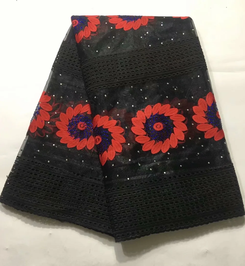 2019 Последняя французская нигерийская кружевная ткань высокого качества Тюль