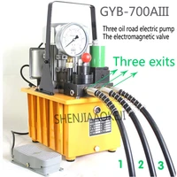 0 75kw electric hydraulic pump 220v380v three oil circuit solenoid valve high pressure hydraulic oil pump gyb 700aiii