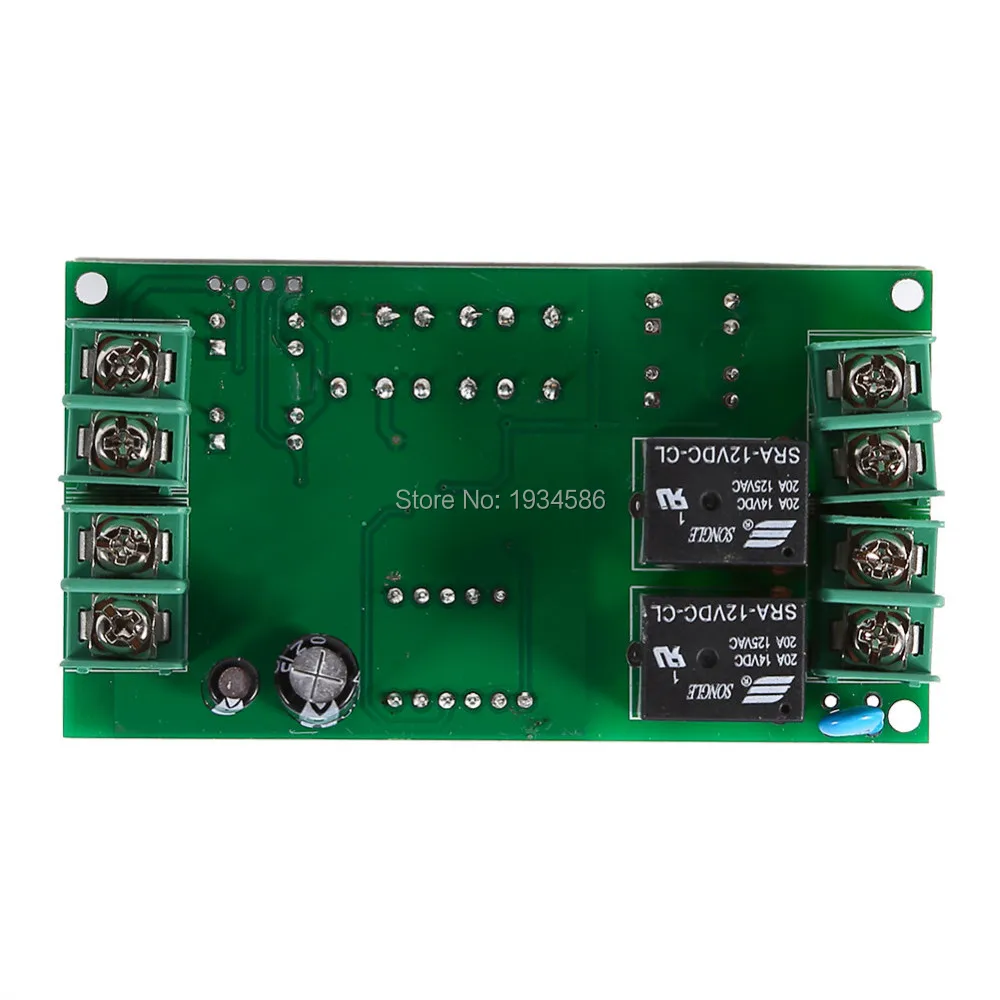 Двойной программируемый DC 12v Время задержки PLC реле цикла Переключатель