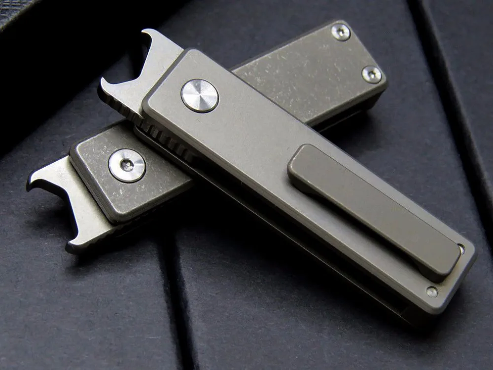 Eafengrow Serge MINI карманный складной Ножи M390 лезвие Титан Сплав Ручка Тактический выживания на открытом воздухе EDC инструмент ножи Новые