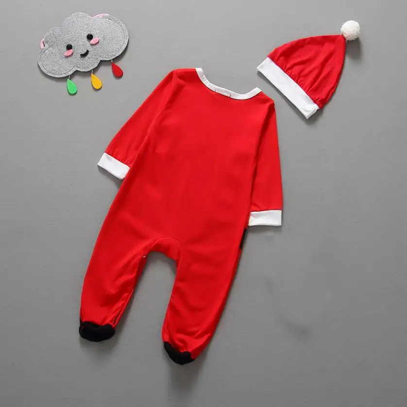 2017 г. Одежда для малышей мальчиков и девочек Детский комбинезон с шапочкой