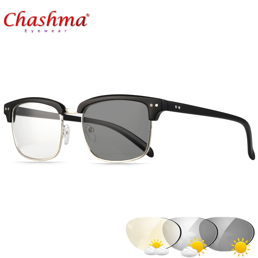 Солнцезащитные очки CHASHMA 2018 фотохромные для чтения мужчин и женщин Пресбиопия