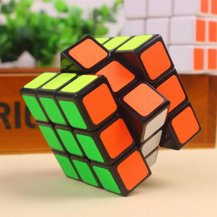 57 мм скраб магические игрушки куб 3x3x3 ABS стикер блок головоломка скоростной Куб Красочные обучающие и образовательные головоломки Cubo Magico игрушки