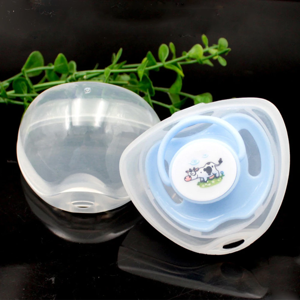 

Portable Baby Nipple Box Boy Girl Infant Pacifier Case Holder Soother Box
