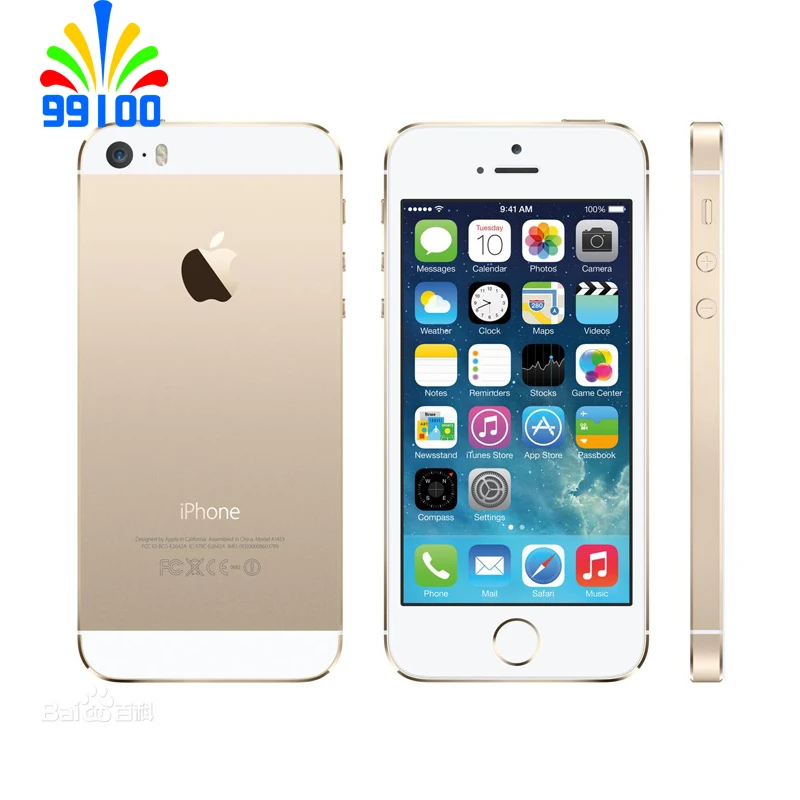 Б/у Apple iphone 5S разблокированный 3G-WCDMA/4G-LTE 1 ГБ ОЗУ 16 Гб/32 ГБ/64 Гб отпечаток пальца б/у телефон