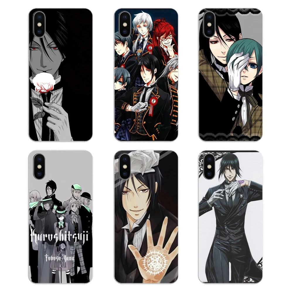 For Xiaomi Mi6 Mi 6 A1 Max Mix 2 5X 6X Redmi Note 5 5A 4X 4A A4 4 3 Plus Pro Black Butler Sebastian Michaelis Soft Silicone Case |