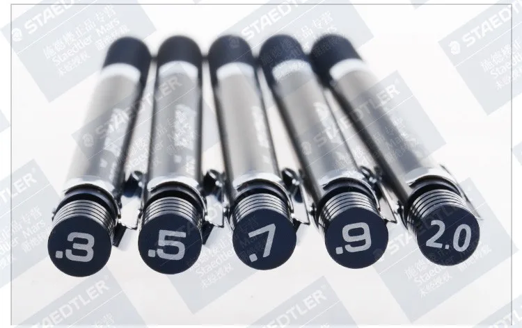 Staedtler графит составление автоматический механический карандаш темно-синие Series925 35 03/05/07/09/20 мм(925 85-3/5/7/9/20