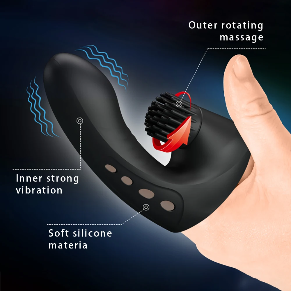 Вибратор для интима 3 скоростной вращающийся клитор Стимулятор точки G