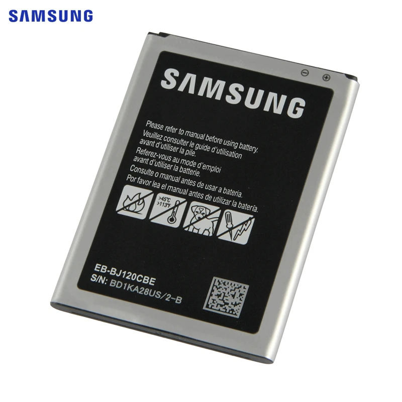 Оригинальная батарея samsung EB-BJ120CBE для samsung Galaxy Edition J1 экспресс 3 J120 SM-J120F J120A J120h J120ds 2050 мАч NFC