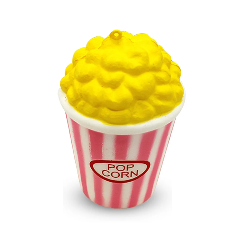 Squishy Pop Corn Антистресс забавная мягкая поп-кукуруза сквиши мягкая медленно поднимающаяся игрушка для снятия стресса Новинка кляп игрушки для детей антистрессовый гаджет - Цвет: Squishy Pop Corn